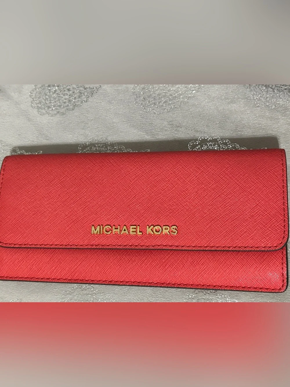 MICHAEL KORS Coral Continental Wallet